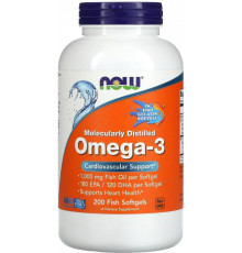 Омега-3 рибний жир для серця та судин Omega-3Fish Oil 200 гел капс