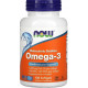 Омега-3 для сердца Now Foods Omega-3 180 ЭПК/ 120 ДГК 100 гел капс