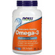 Риб'ячий жир Омега 3 Now Foods Omega-3 180 ЕПК/120 ДГК 200 капсул
