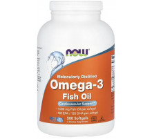 Омега-3 Now Foods Omega-3 180 ЭПК/ 120 ДГК 500 гелевых капсул