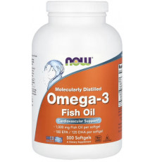 Омега-3 Now Foods Omega-3 180 ЭПК/ 120 ДГК 500 гелевих капсул