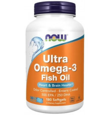 Риб'ячий жир Омега 3 Now Foods Ultra Omega-3 500 EPA/250 DHA 180 капсул