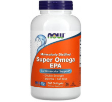 Рыбий жир Омега 3 Now Foods Super Omega 240 гелевых капсул