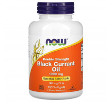 Масло черной смородины Now Foods Black Currant Oil 1000 мг 100 гелевых капсул