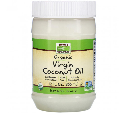 Кокосова олія Now Foods Coconut Oil 355 мл