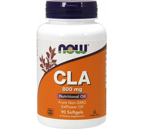 Кон'югована лінолева кислота Now Foods CLA 800 мг 90 капс