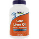 Риб'ячий жир з печінки тріски Now Foods Cod Liver Oil 1000 мг 180 гелевих капсул
