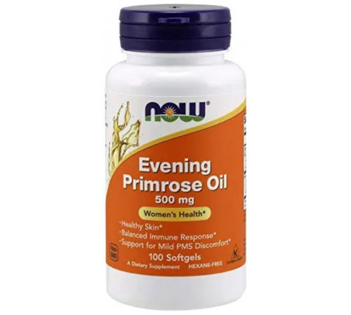 Олія вечірньої примули Now Foods  Evening Primrose Oil 500 мг 100 капс