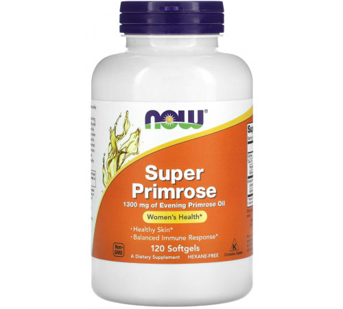 Олія вечірньої примули Now Foods Evening Primrose Oil 120 капс