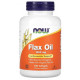 Льняна олія NOW Foods  Flax Oil 1000 мг 100 гел капс