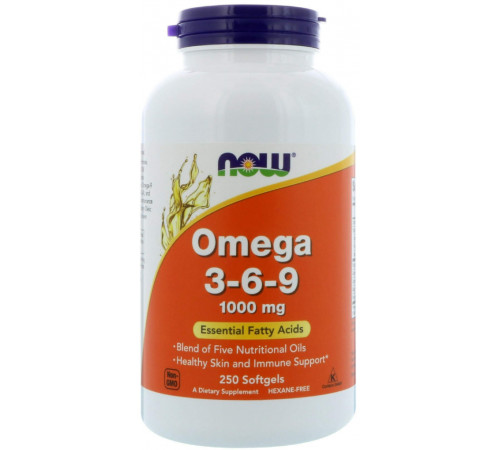 Омега 3-6-9 Now Foods Omega 3-6-9 250 капс