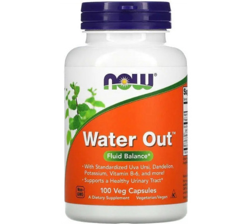 Сечогінний засіб Now Foods Water Out 100 капс