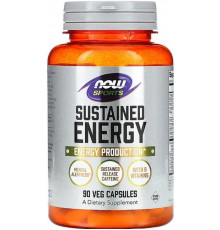 Энергетик для спорта NOW Foods Sustained Energy 90 вег капс