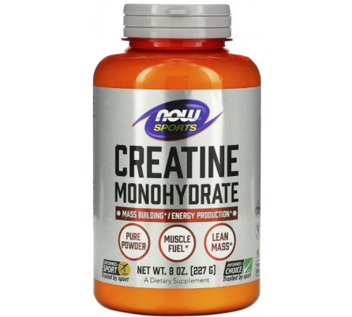 Креатин моногідрат Now Foods Sports Creatine Monohydrate 227 г