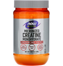 Креатин моногідрат Now Foods Micronized Creatine Monohydrate 500 грам
