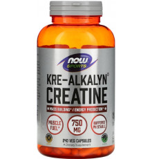 Креатин Now Foods Sports Kre-Alkalyn Creatine 750 мг 240 вег капс