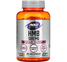 Гидроксиметилбутират ГМБ Now Foods HMB Sports 500 мг 120 вег капс