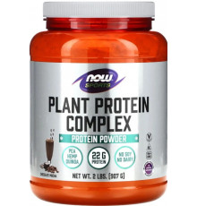 Протеїн рослинний  Now Foods Plant Protein 907 гр шоколадний моко