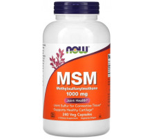 Метилсульфонилметан Now Foods MSM 1000 мг 240 вег капсул
