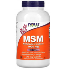 Метилсульфонилметан Now Foods MSM 1000 мг 240 вег капсул