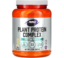 Протеїн рослинний комплекс Now Foods Plant Protein Complex 907 г ваніль