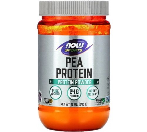 Гороховий протеїн Now Foods Pea Protein 340 г