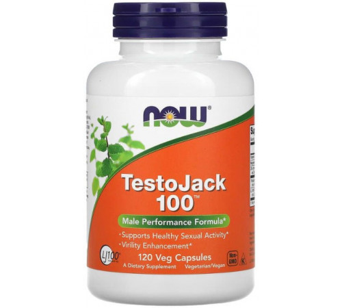 Репродуктивне здоров'я чоловіків Now Foods TestoJack 100 120 вег капсул