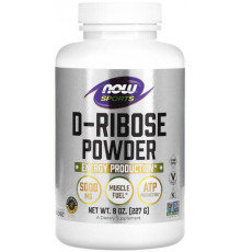 D-рибоза Now Foods D-Ribose 5000 мг 227 грам