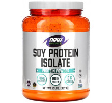 Ізолят соєвого протеїну Now Foods Soy Protein Isolate Sports 907 г Без смаку