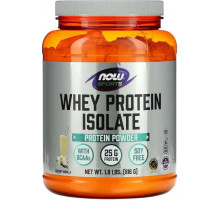 Ізолят сироваткового протеїну Now Foods Sport Whey Protein Isolate 816 г вершково-ванільний