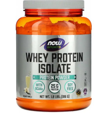 Ізолят сироваткового протеїну Now Foods Sport Whey Protein Isolate 816 г вершково-ванільний
