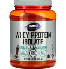 Ізолят сироваткового протеїну для спортсменів Now Foods Sports Whey Protein Isolate 816 г вершковий шоколад