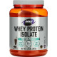 Ізолят сироваткового протеїну для спортсменів Now Foods Sports Whey Protein Isolate 816 г вершковий шоколад