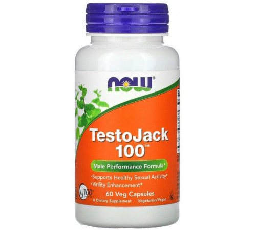 Репродуктивне здоров'я чоловіків Now Foods TestoJack 100 60 вег капсул