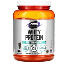 Сироватковий протеїн NOW Foods Sports Whey Protein 907 г вершковий шоколад