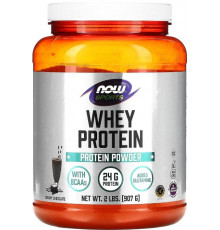 Сироватковий протеїн NOW Foods Sports Whey Protein 907 г вершковий шоколад