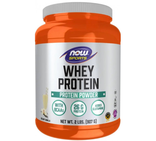 Сироватковий протеїн Now Foods Sports Whey Protein 907 г вешково-ванільний
