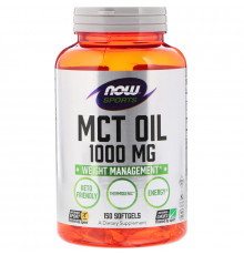 Масло МСТ Now Foods MCT Oil Sports 1000 мг 150 капсул