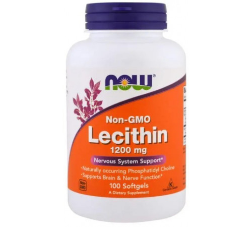 Лецитин Now Foods Lecithin 1200 мг 100 капсул