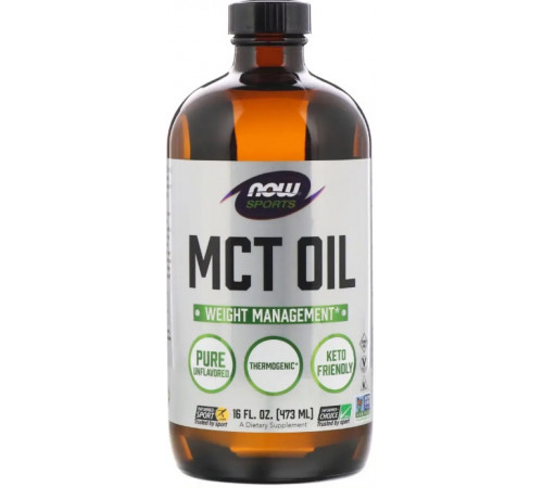Масло МСТ Now Foods MCT Oil 473 мл без вкуса