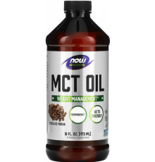 Масло МСТ для схуднення Now Foods MCT Oil  473 мл шоколадний моко
