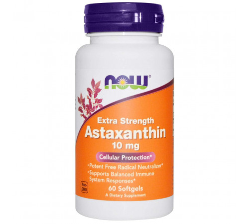 Астаксантин Now Foods Astaxanthin 60 капс