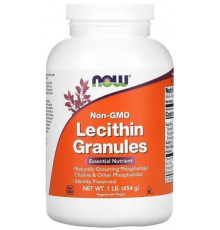 Лецитин для мозга в гранулах Now Foods Lecithin Granules 454 г