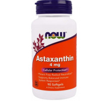 Астаксантин Now Foods Astaxanthin 4 мг 90 гел капс