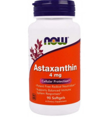 Астаксантин Now Foods Astaxanthin 4 мг 90 гел капс