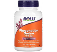 Фосфатидилсерин Now Foods Phosphatidyl Serine 100 мг 120 вег капсул