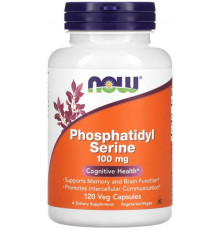 Фосфатидилсерін Now Foods Phosphatidyl Serine 100 мг 120 вег капсул