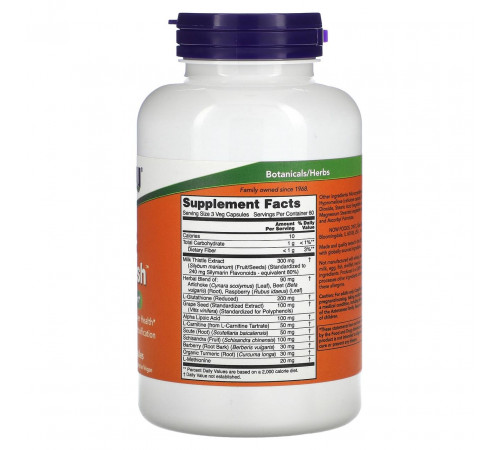 Комплекс для печінки Now Foods Liver Refresh 180 капсул