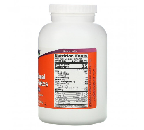 Пищевые дрожжи Now Foods Nutritional Yeast 284 грамм