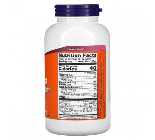 Пищевые дрожжи Now Foods Nutritional Yeast 284 г